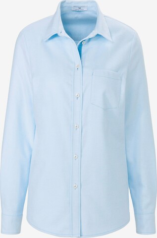 Peter Hahn Blouse in Blauw: voorkant