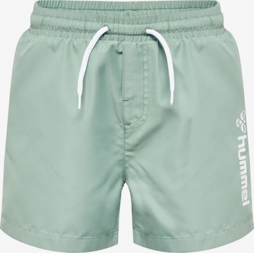 Shorts de bain 'Bondi' Hummel en vert : devant