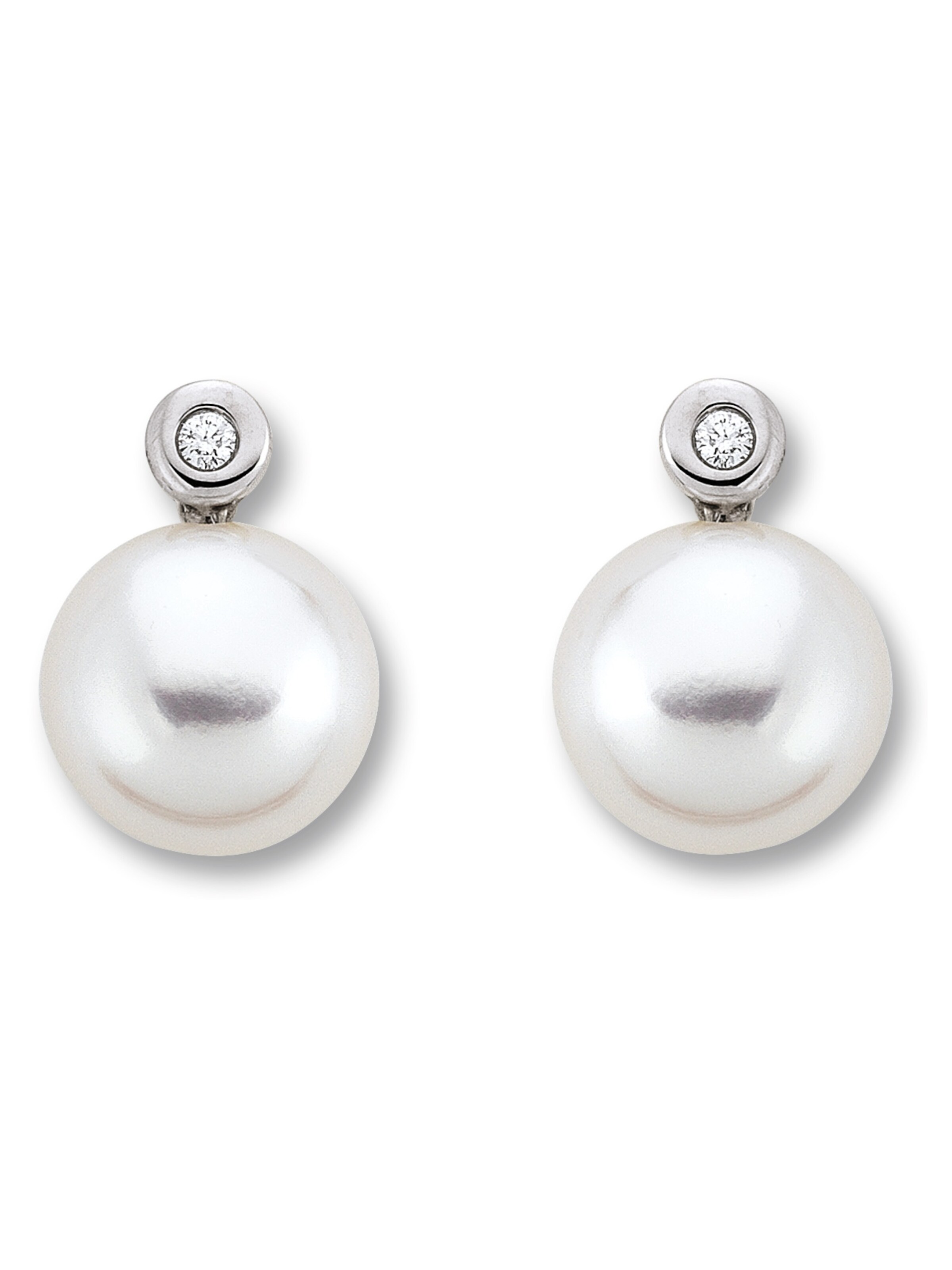 ONE ELEMENT Earrings in White: front