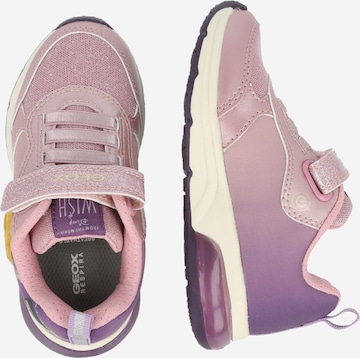 GEOX Sneaker 'J SPACECLUB G.A' in Pink