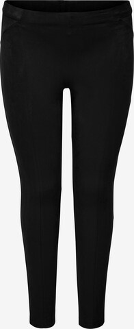 Slimfit Leggings 'Jennie' de la ONLY Carmakoma pe negru: față