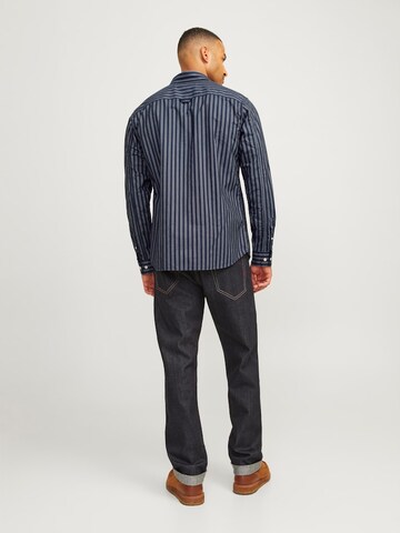 JACK & JONES Regular fit Overhemd 'RDDLESNER' in Blauw