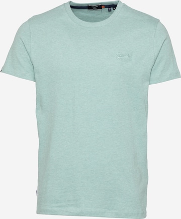 T-Shirt Superdry en vert : devant