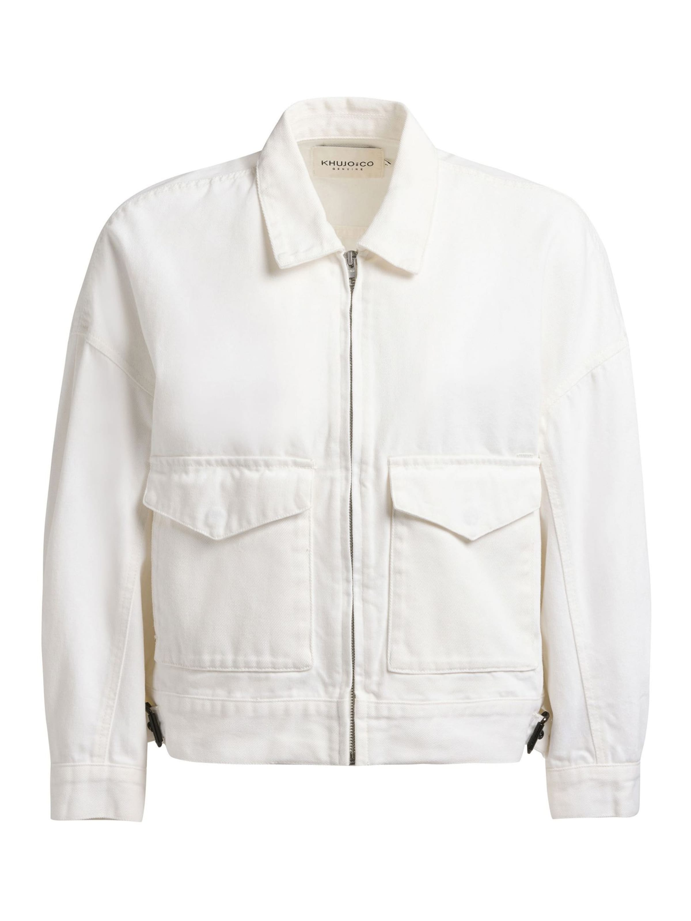 khujo Between-Season Jacket in White: front