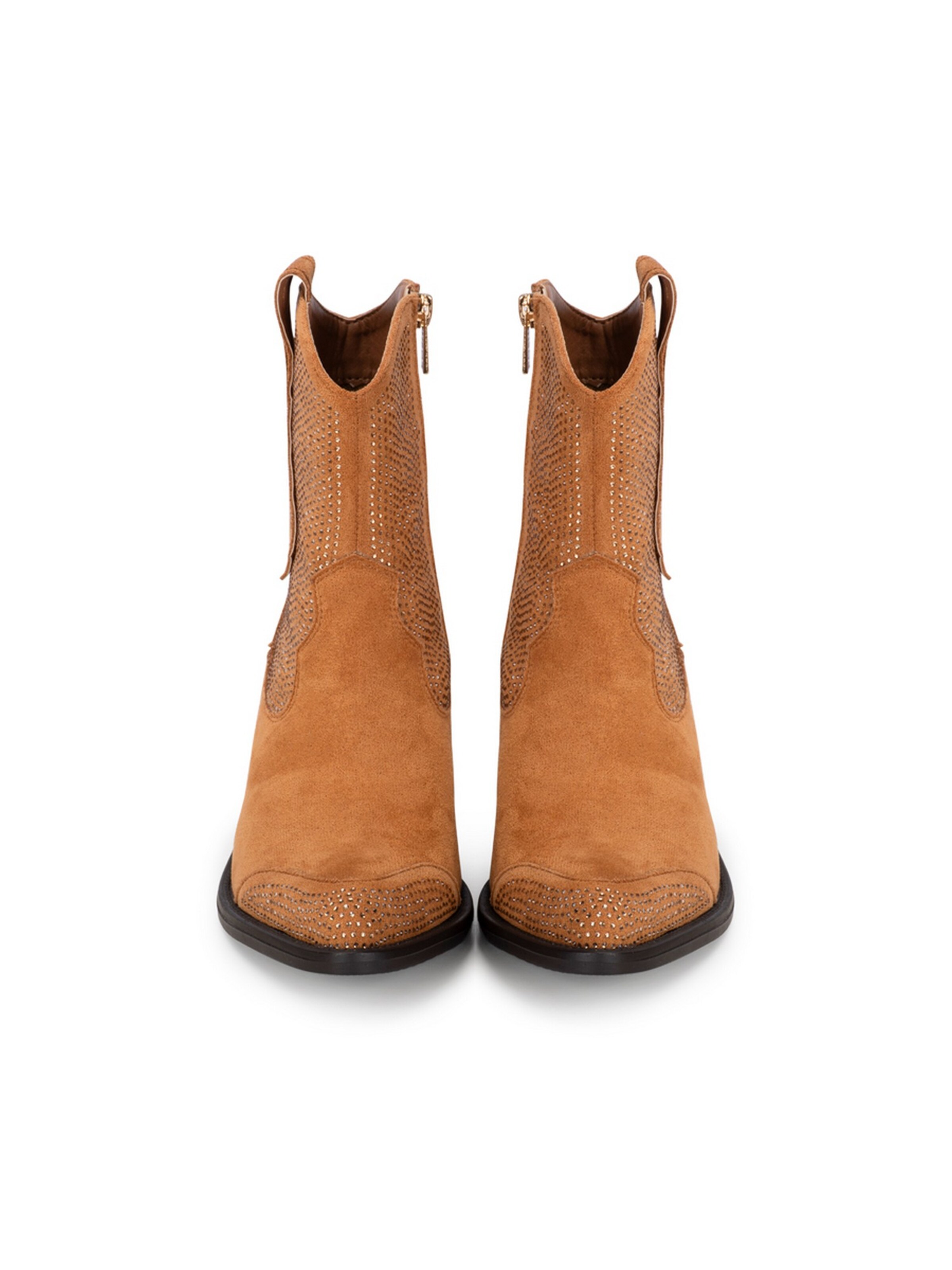 Bottes de cowboy 'Abby' POSH by Poelman en marron