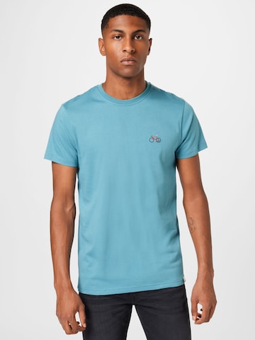 Iriedaily T-Shirt 'Peaceride' in Blau: predná strana