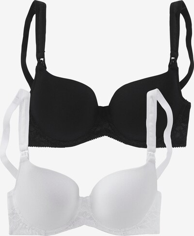 PETITE FLEUR Soutien-gorge d’allaitement en noir / blanc, Vue avec produit