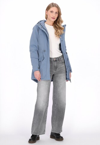 DreiMaster Vintage Tussenparka in Blauw: voorkant