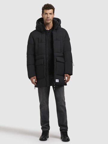khujo - Chaqueta de invierno 'Welm Matt' en negro