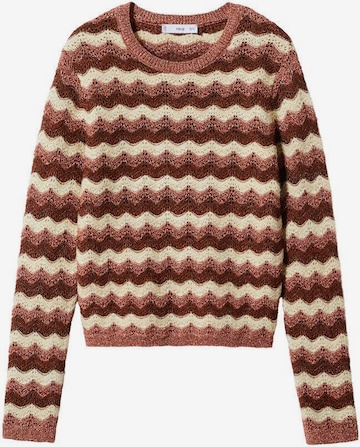 MANGO Sweater in Pink: front