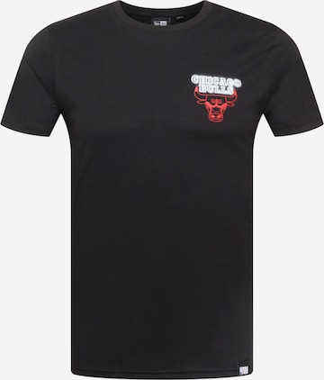 T-Shirt NEW ERA en noir : devant