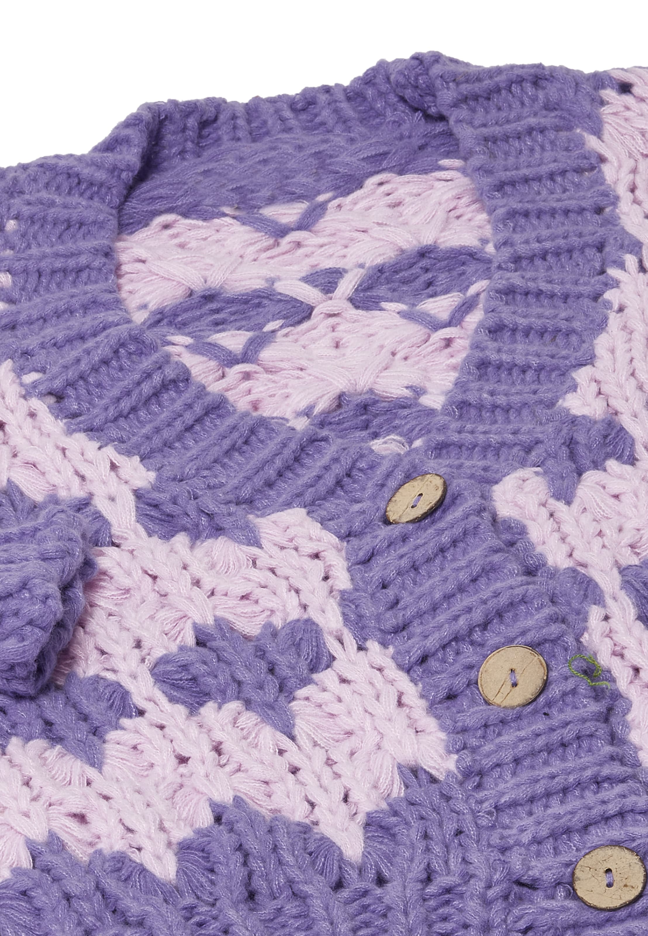 ebeeza - Casaco de malha em roxo