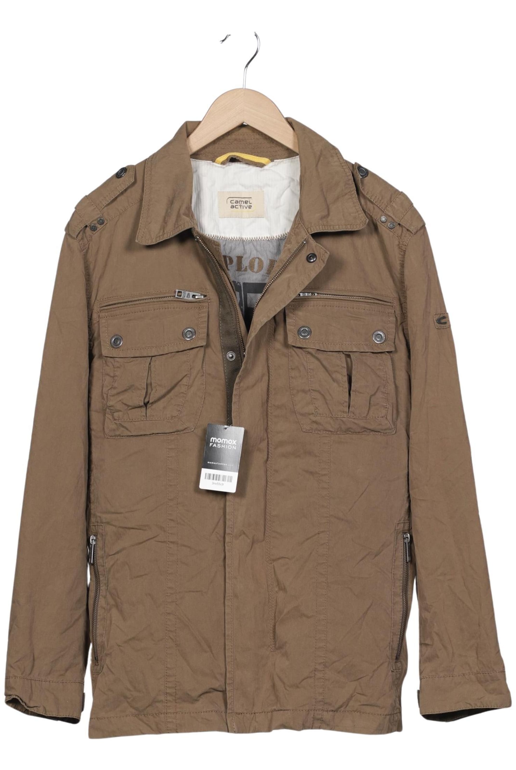 CAMEL ACTIVE Jacket & Coat in M-L in Brown: front