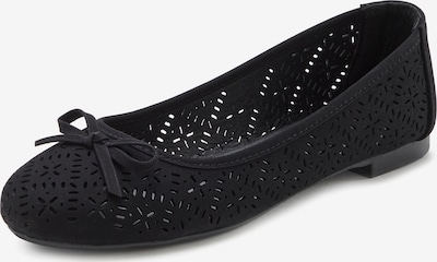 LASCANA Ballerines en noir, Vue avec produit