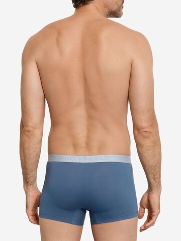 Hanro Boxershorts ' Cotton Essentials ' in Blauw