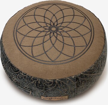 Yogishop Pillow in Brown: front