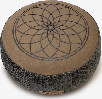 Yogishop Pillow in Brown: front