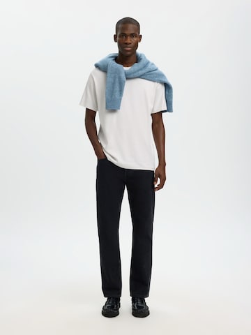 SELECTED - Camiseta 'SLHSpencer' en blanco