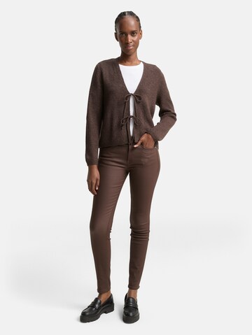 Skinny Jean 'TTNELA' TOM TAILOR DENIM en marron