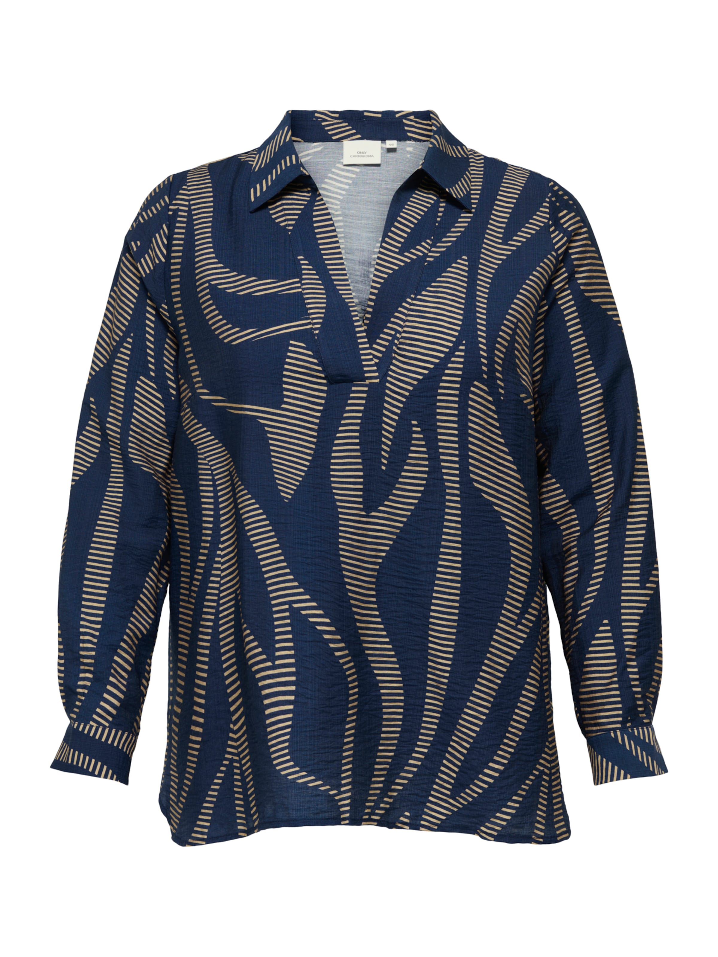 ONLY Carmakoma Блуза 'CARFANNIL' в синьо: отпред