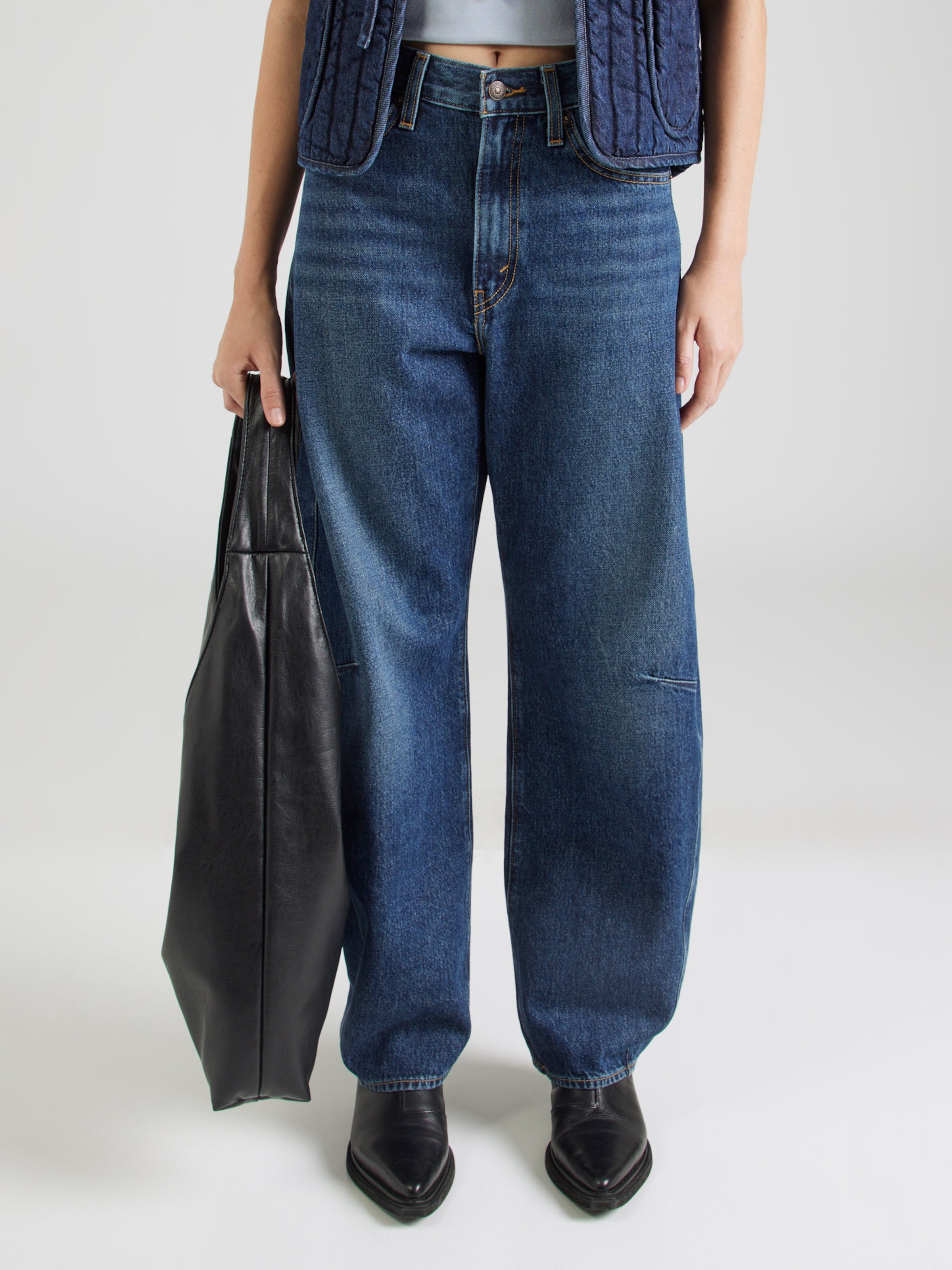 Levi's ダークブルー Cinch BarrelジーンズW26L LEVI'S ® Barrel Jeans 'Cinch Barrel' in Blue Denim | ABOUT YOU