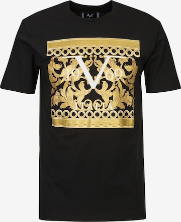 T-Shirt 'Rarael' 19V69 ITALIA en noir : devant