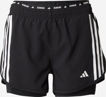 ADIDAS PERFORMANCE Sportbroek 'Own The Run' in Zwart: voorkant