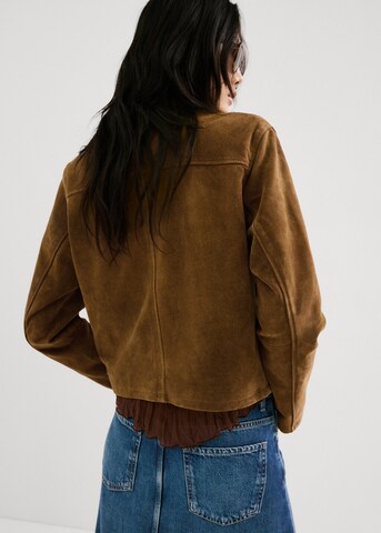 MANGO Jacke 'Laura' in Braun