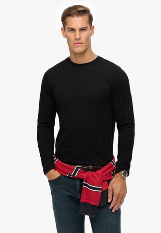 T-Shirt 'Essential' Superdry en noir : devant