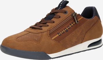 bugatti Matalavartiset tennarit värissä ruskea: etupuoli