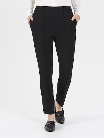 STEHMANN Regular Pants in Black: front