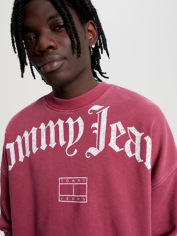 Tommy Jeans Sweatshirt 'Grunge' in Rood