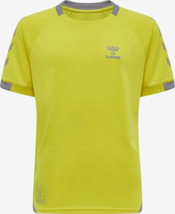 T-Shirt fonctionnel 'GG12' Hummel en jaune : devant