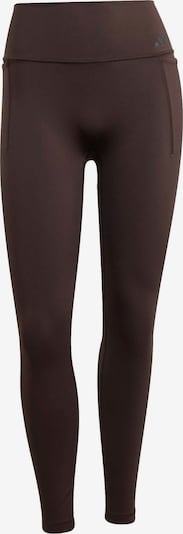 Sportinės kelnės iš ADIDAS PERFORMANCE, spalva – tamsiai ruda, Prekių apžvalga