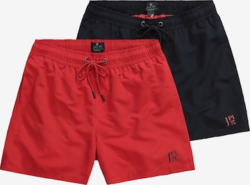 JP1880 Zwemshorts in Rood: voorkant