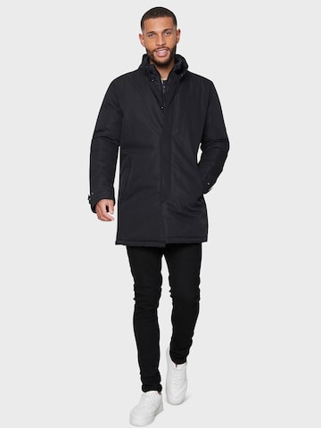 Threadbare Winter Coat 'Central' in Black