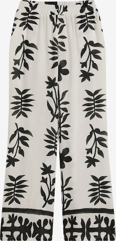 Largi Pantaloni de la bonprix pe alb: față