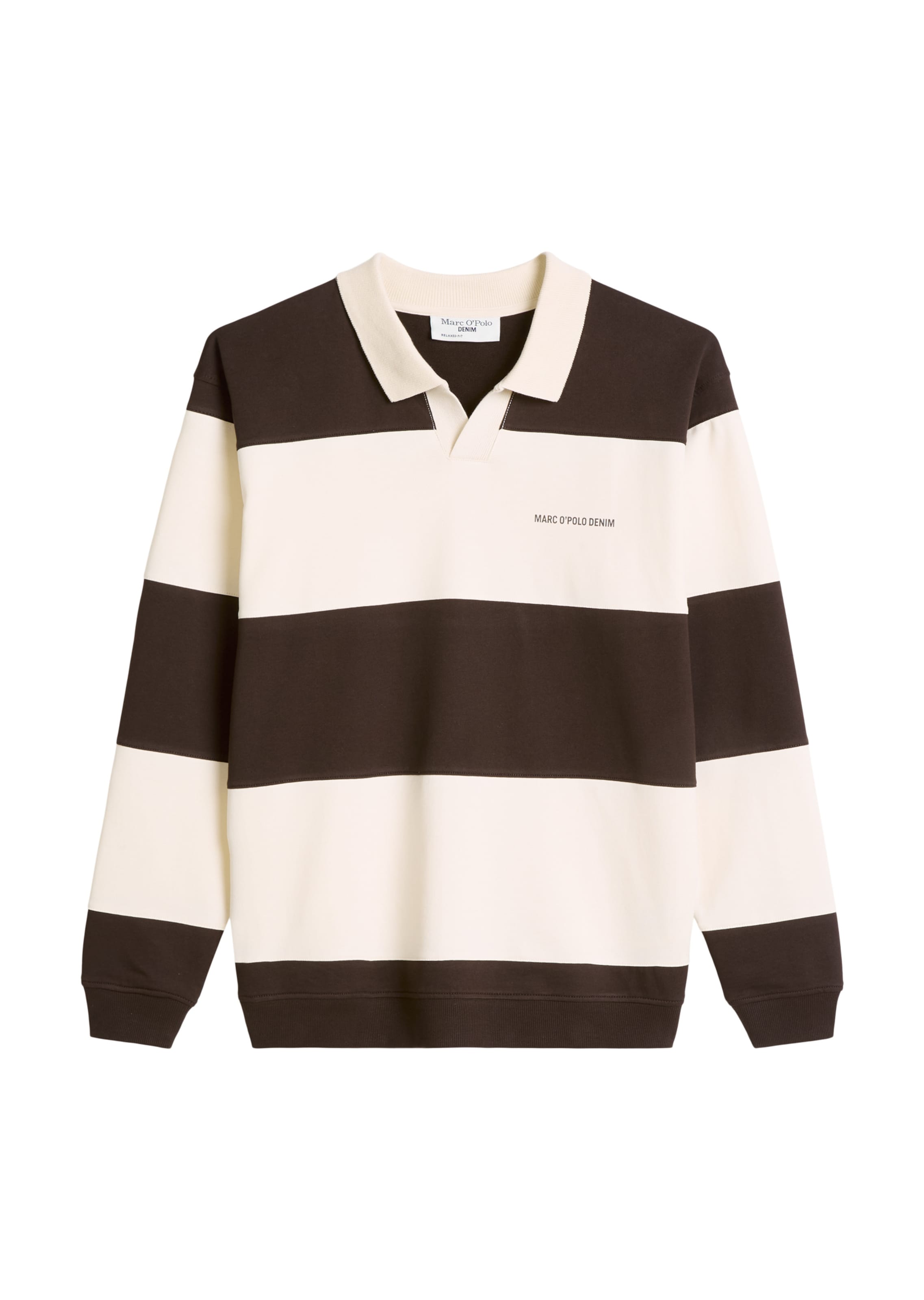 Marc O'Polo DENIM Sweatshirt in Bruin: voorkant