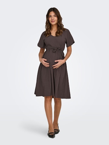 Robe 'OLMPetris' Only Maternity en marron : devant