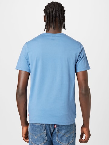 LEVI'S ® Regular Shirt 'Graphic Crewneck Tee' in Blau