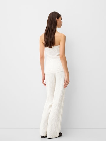 Bershka Knitted top in White