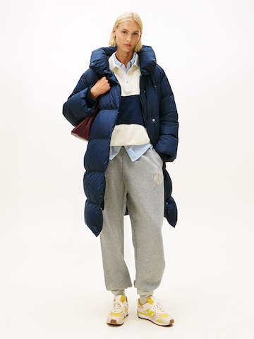 TOMMY HILFIGER - Sobretudo de inverno em azul: frente