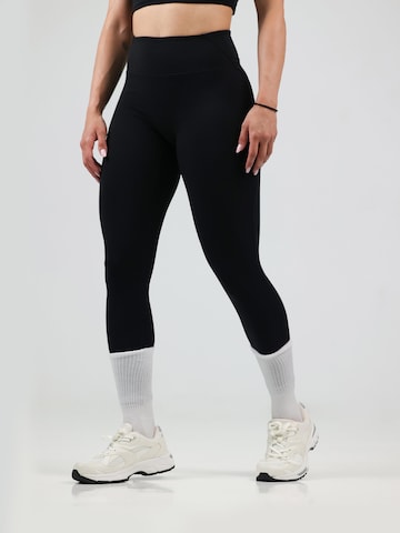 neverover - Acampanado Leggings 'Nova Leggings' en negro: frente