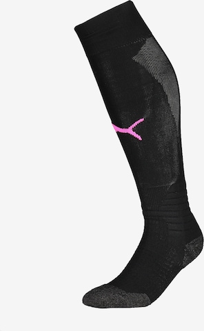 PUMA Soccer Socks in Black: front