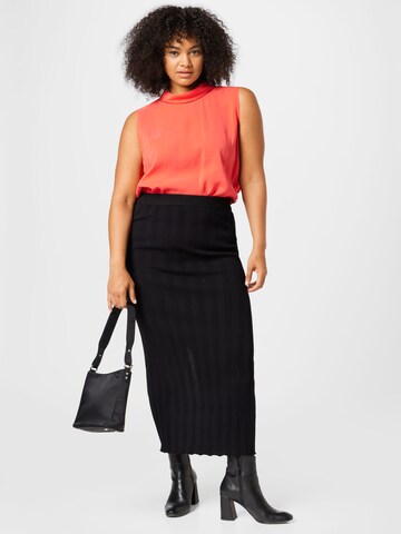 Cotton On Curve Skirt 'FOXY' in Black