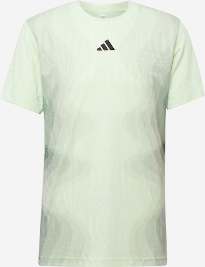 ADIDAS PERFORMANCE T-Shirt fonctionnel en vert clair / noir, Vue avec produit