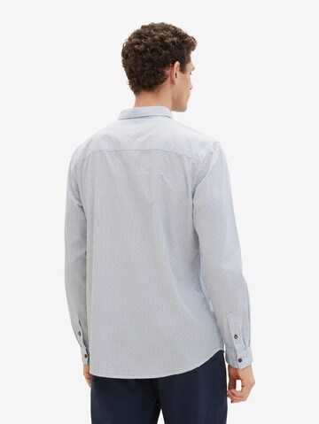 TOM TAILOR Regular fit Button Up Shirt in Blue