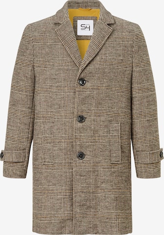 S4 Jackets Between-Seasons Coat in Brown: front