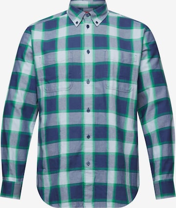 ESPRIT Regular fit Button Up Shirt in Blue: front