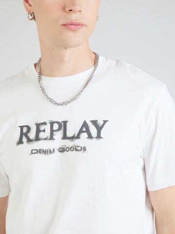 REPLAY Футболка в Белый